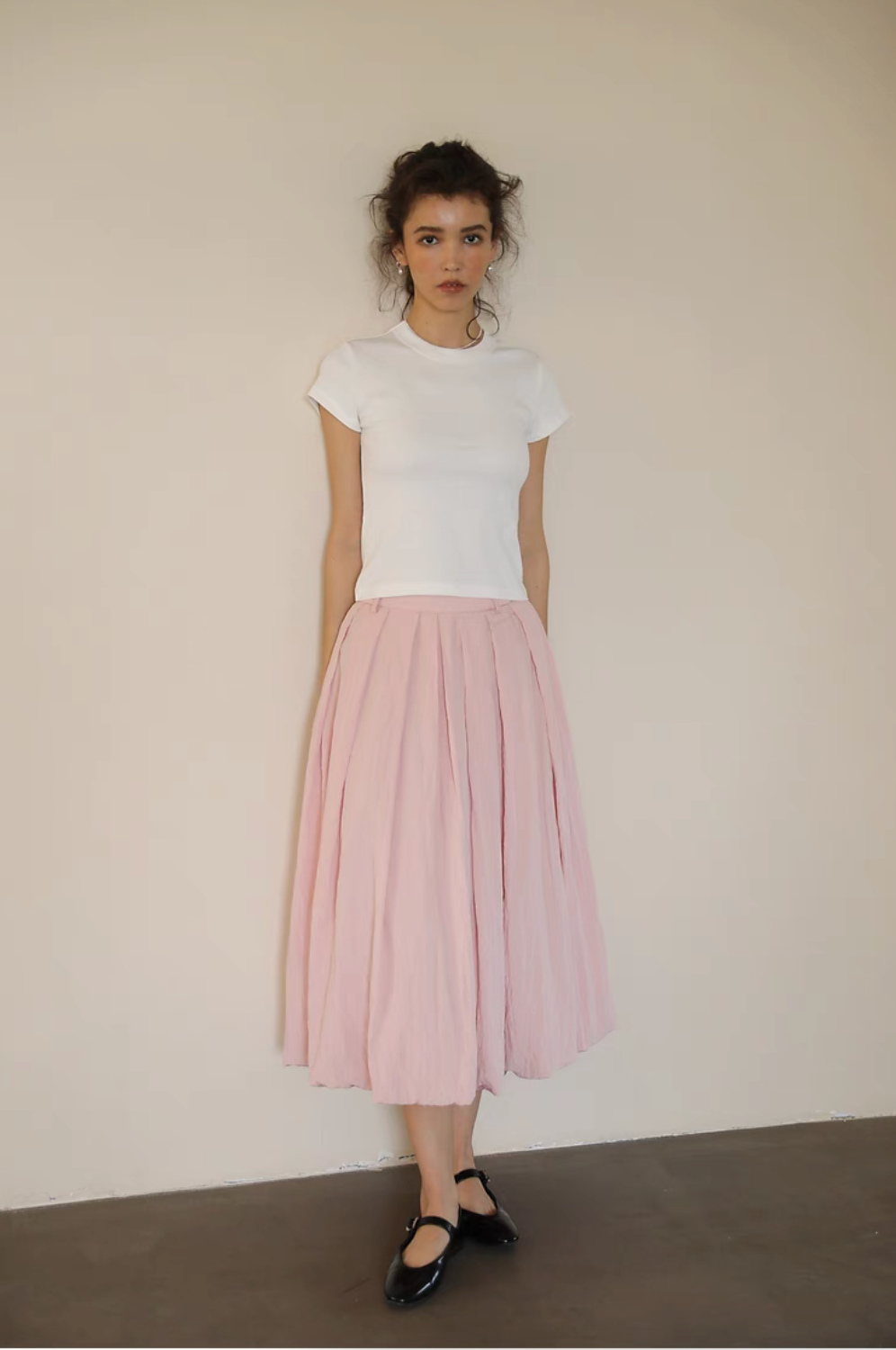 Elegant Bloom Midi Skirt