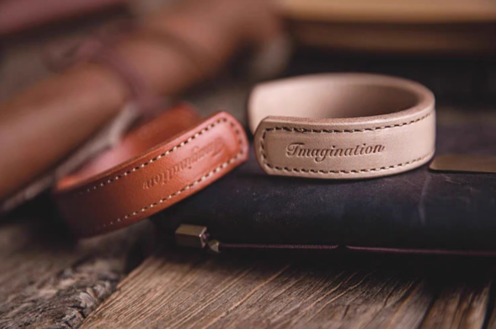 Vintage Thunderbird Leather Cuff