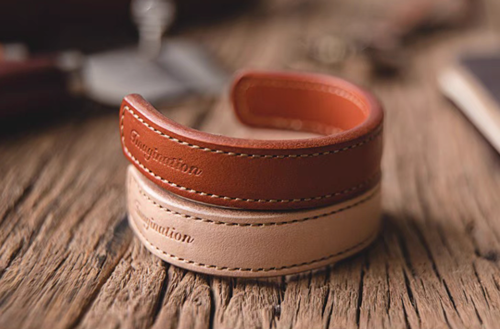 Vintage Thunderbird Leather Cuff