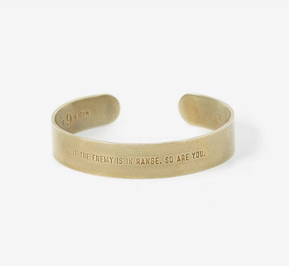 Bliss Battlefield-Inspired Brass Cuff