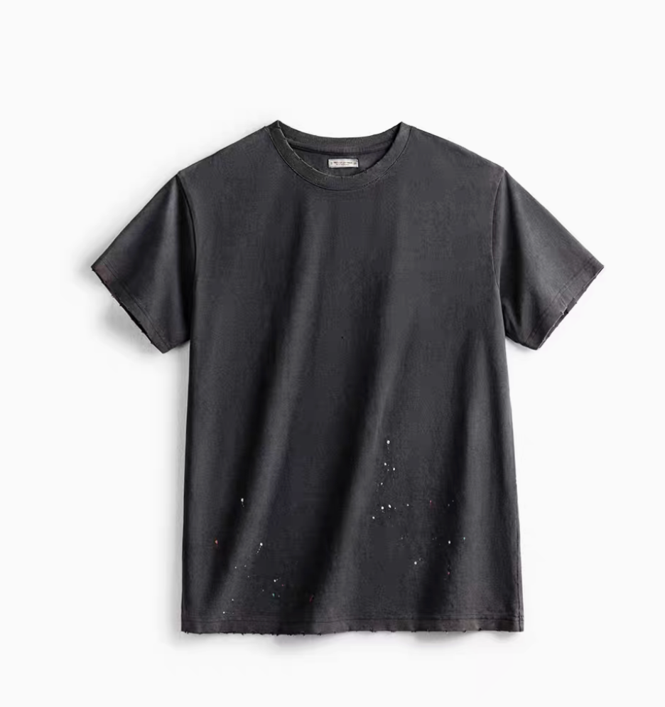 Paint-Splatter Distressed Tee