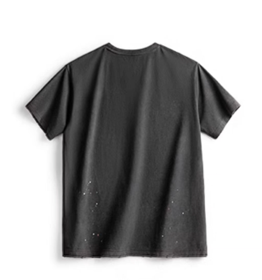 Paint-Splatter Distressed Tee