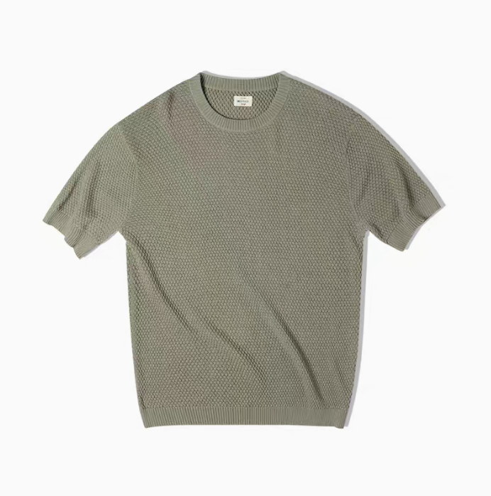 Vintage Textured Knit Tee