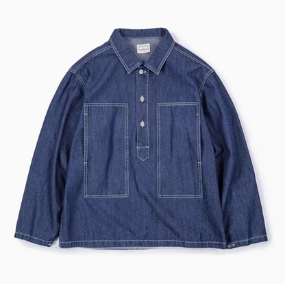 Denim Pullover Work Shirt