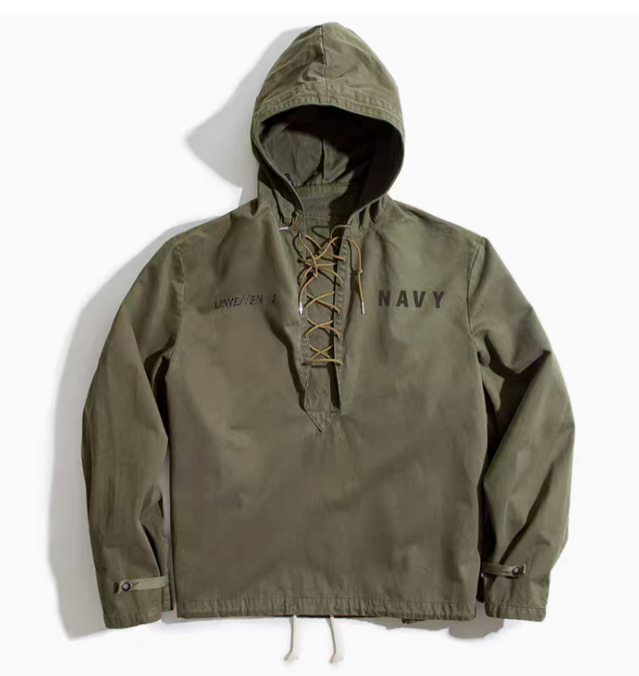 Military Deck Jacket Hoodie