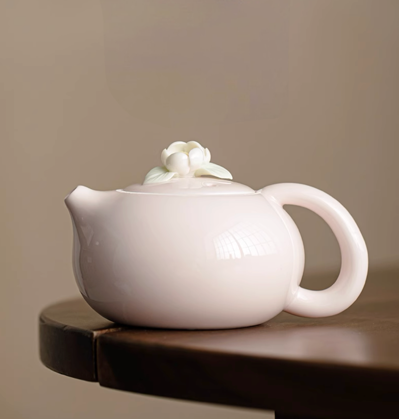 Pink Sakura Ceramic Teapot