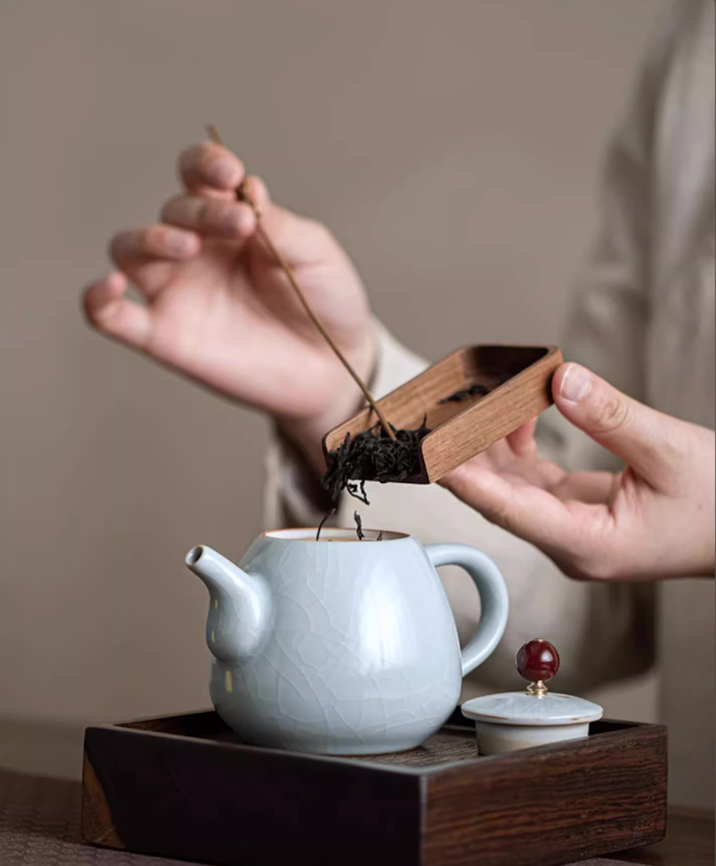 Ru Kiln Celadon Mini Teapot