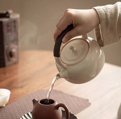 Soda Glaze Ceramic Teapot