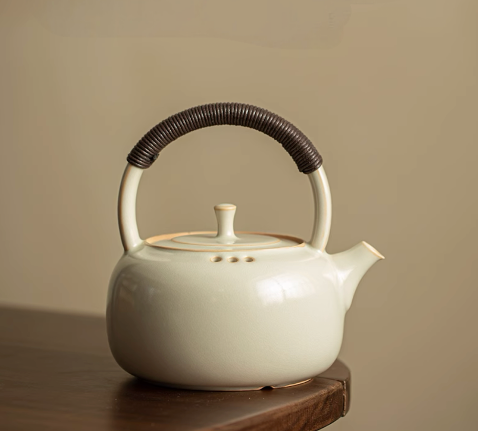 Soda Glaze Ceramic Teapot