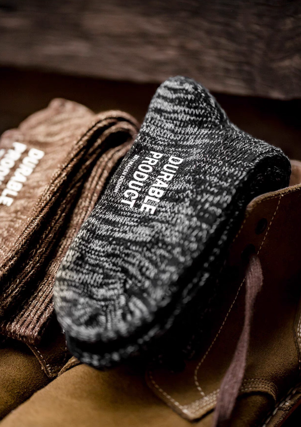 Durable Cotton Crew Socks