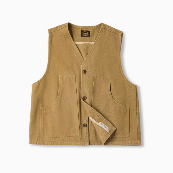 Rugged Canvas Utility Vest