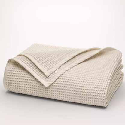 Premium Waffle Cotton Blanket