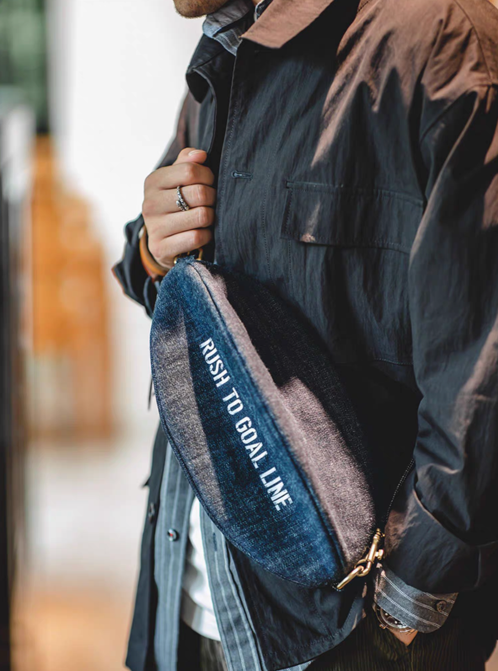 Goal Line Denim Sling