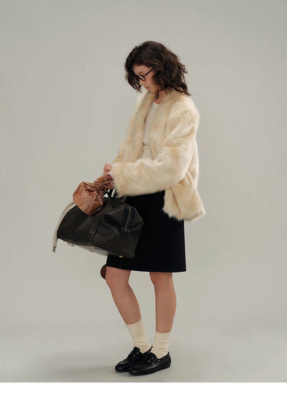 Luxe Touch Faux Fur Jacket