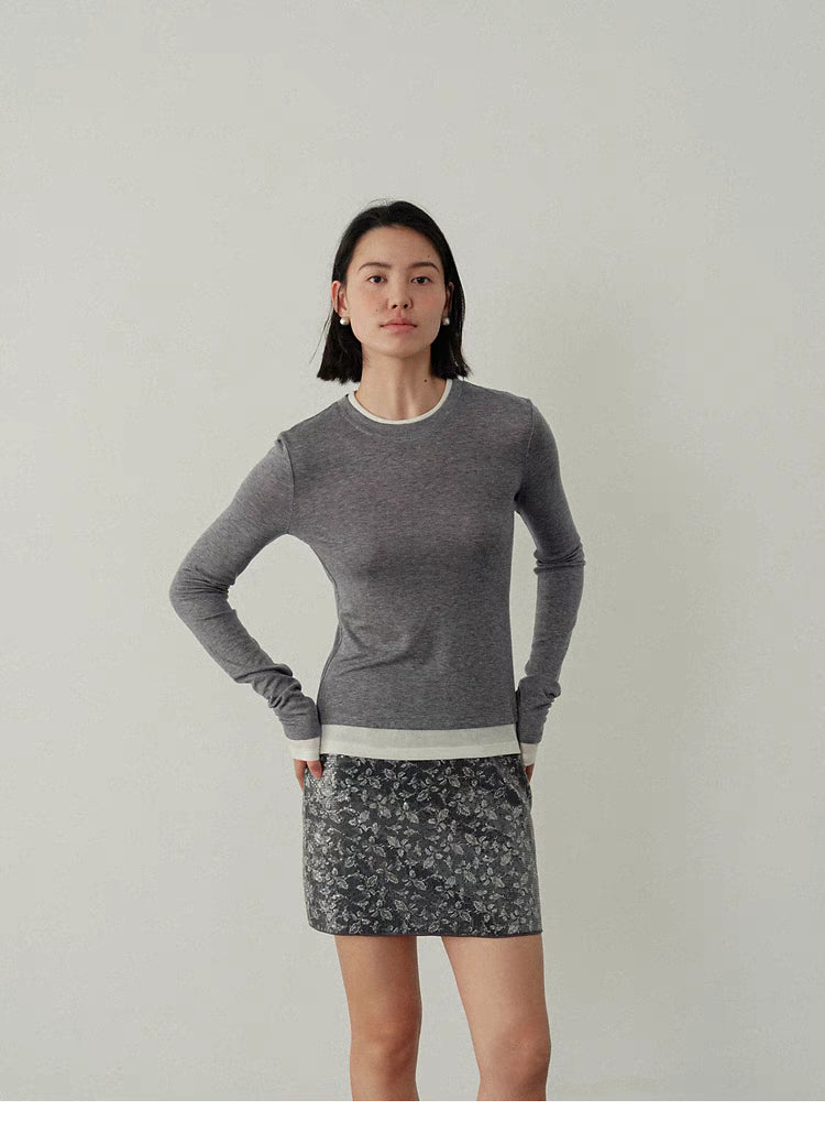 Modern V-Neck Relaxed Sweater