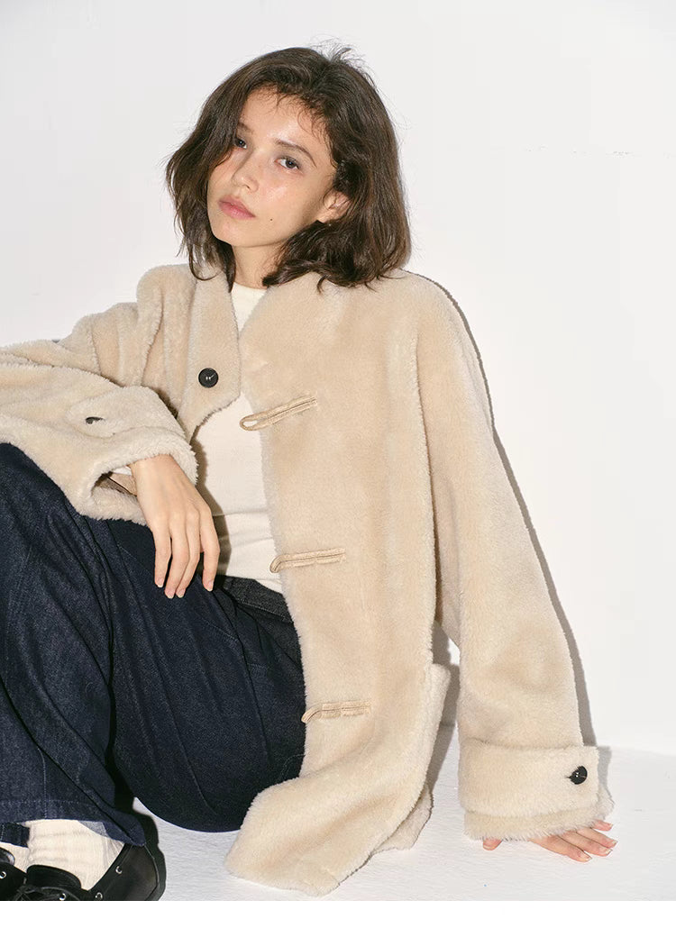 Plush Toggle Coat