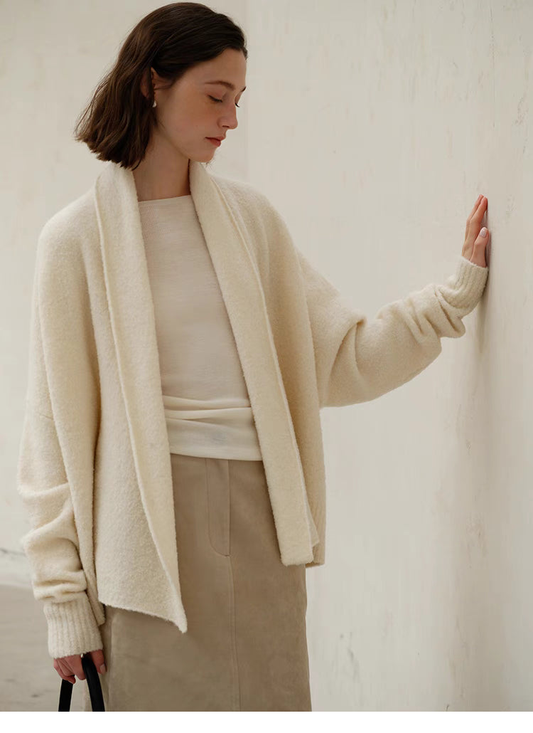 Whisper Wool Drape Coat