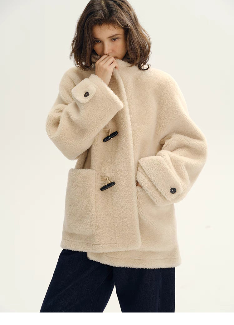 Plush Toggle Coat