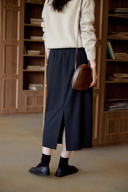 The Classic Sculpted Midi Skirt