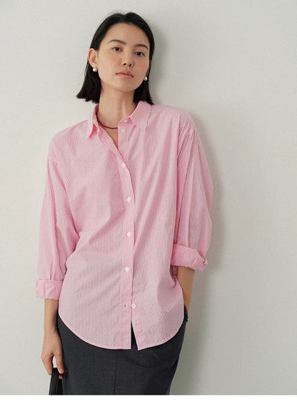 Breezy Pinstripe Relaxed Shirt