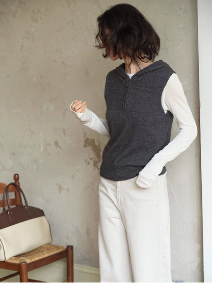 Cozy Sleeveless Pullover