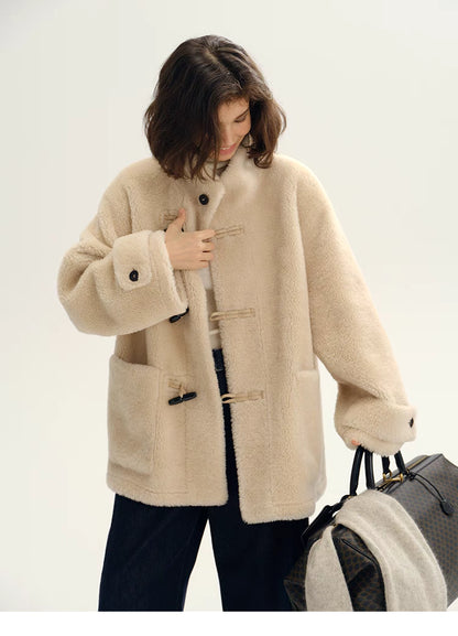 Plush Toggle Coat