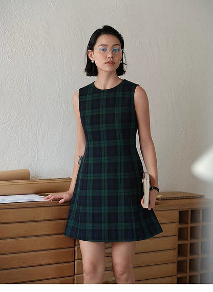 Timeless Tartan A-Line Dress