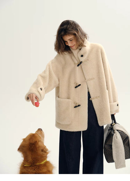 Plush Toggle Coat