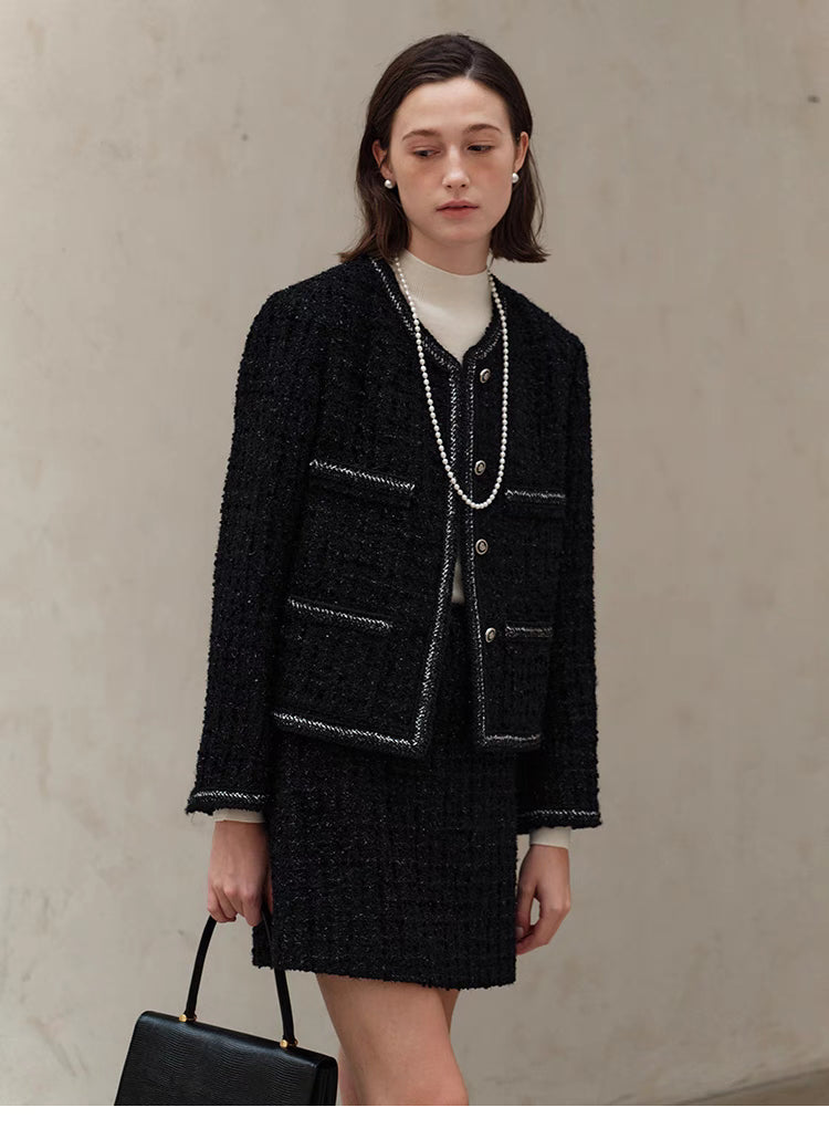 Vintage Luxe Tweed Jacket