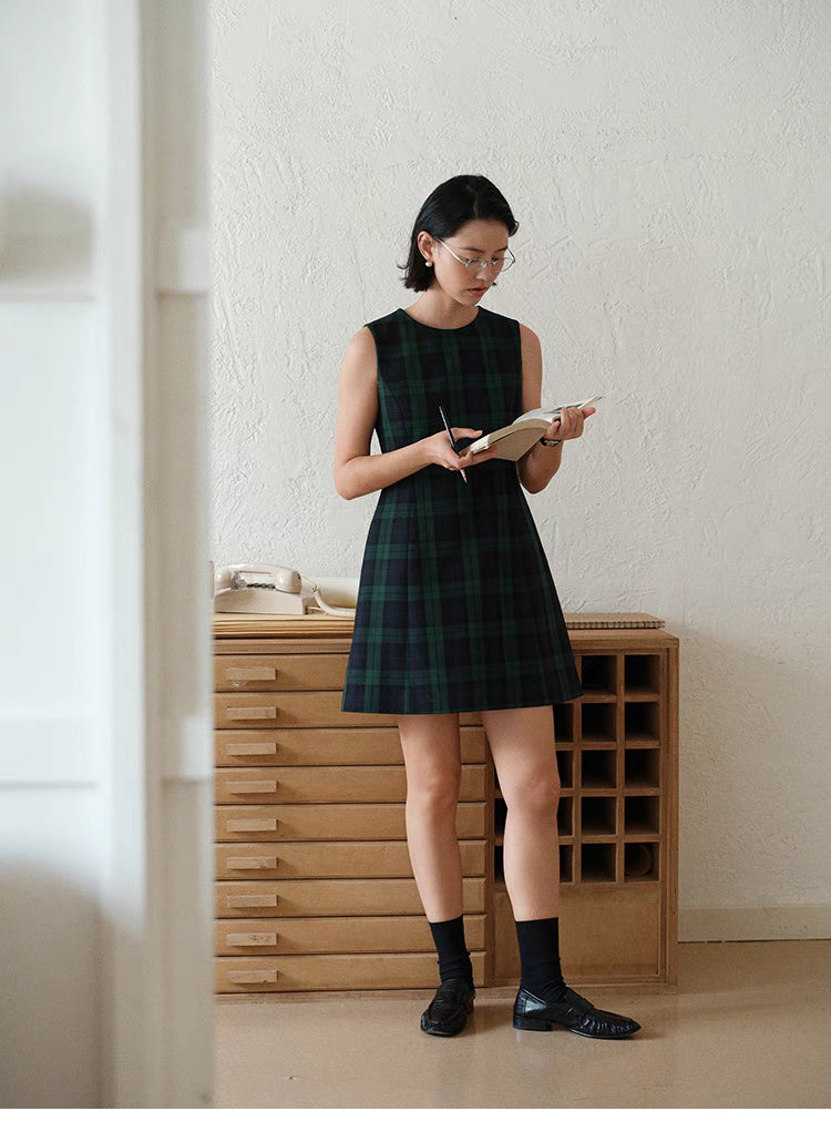 Timeless Tartan A-Line Dress