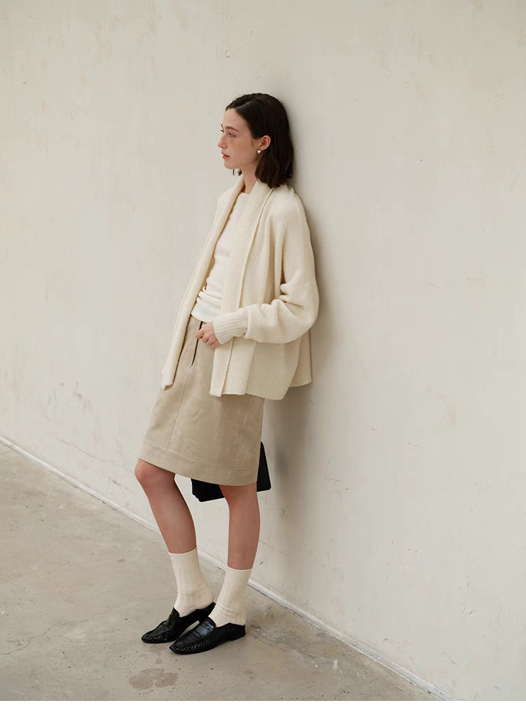 Whisper Wool Drape Coat