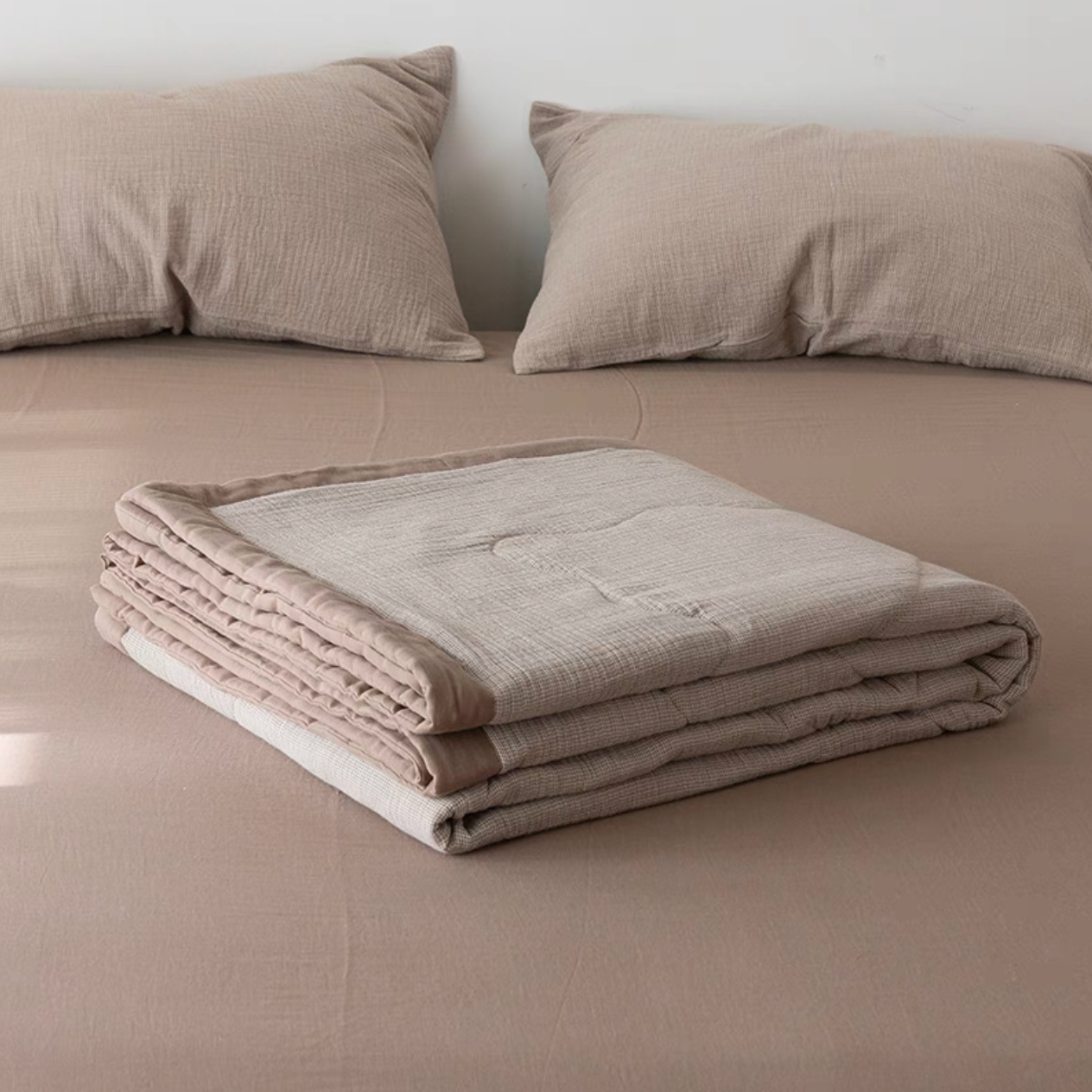 Premium 3-Layer Cotton Muslin Bedding Set