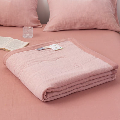 Premium 3-Layer Cotton Muslin Bedding Set