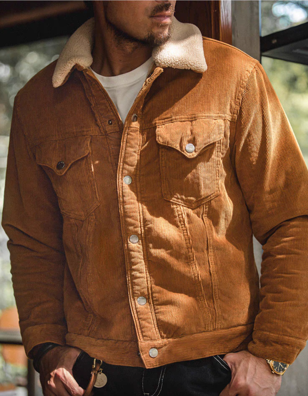 Rustic Trail Corduroy Jacket