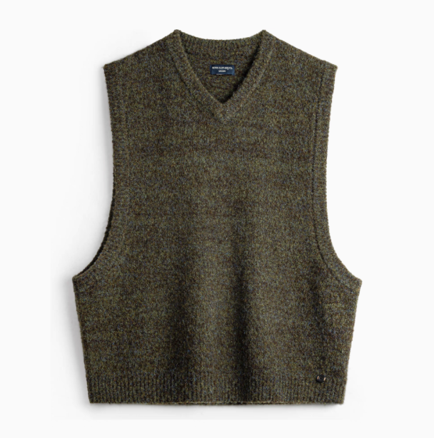 Woodland Retro V-Neck Vest