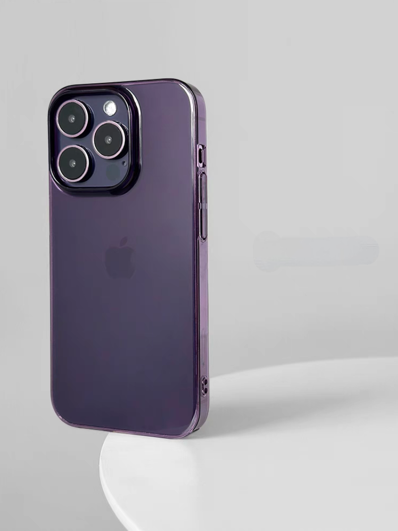 Sleek Transparent/Matte Phone Case