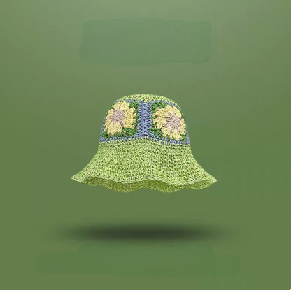 Summer Straw Woven Beach Hat