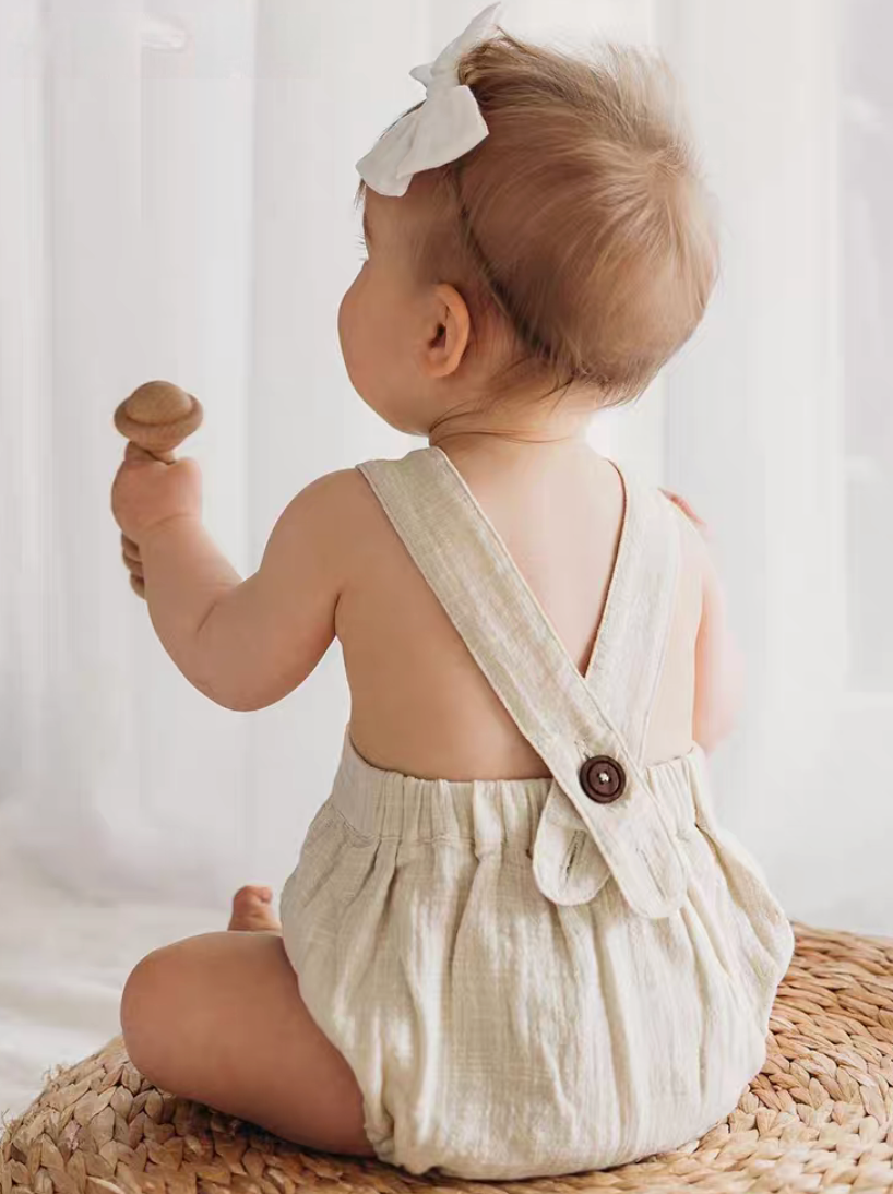 Cotton Gauze Baby Romper