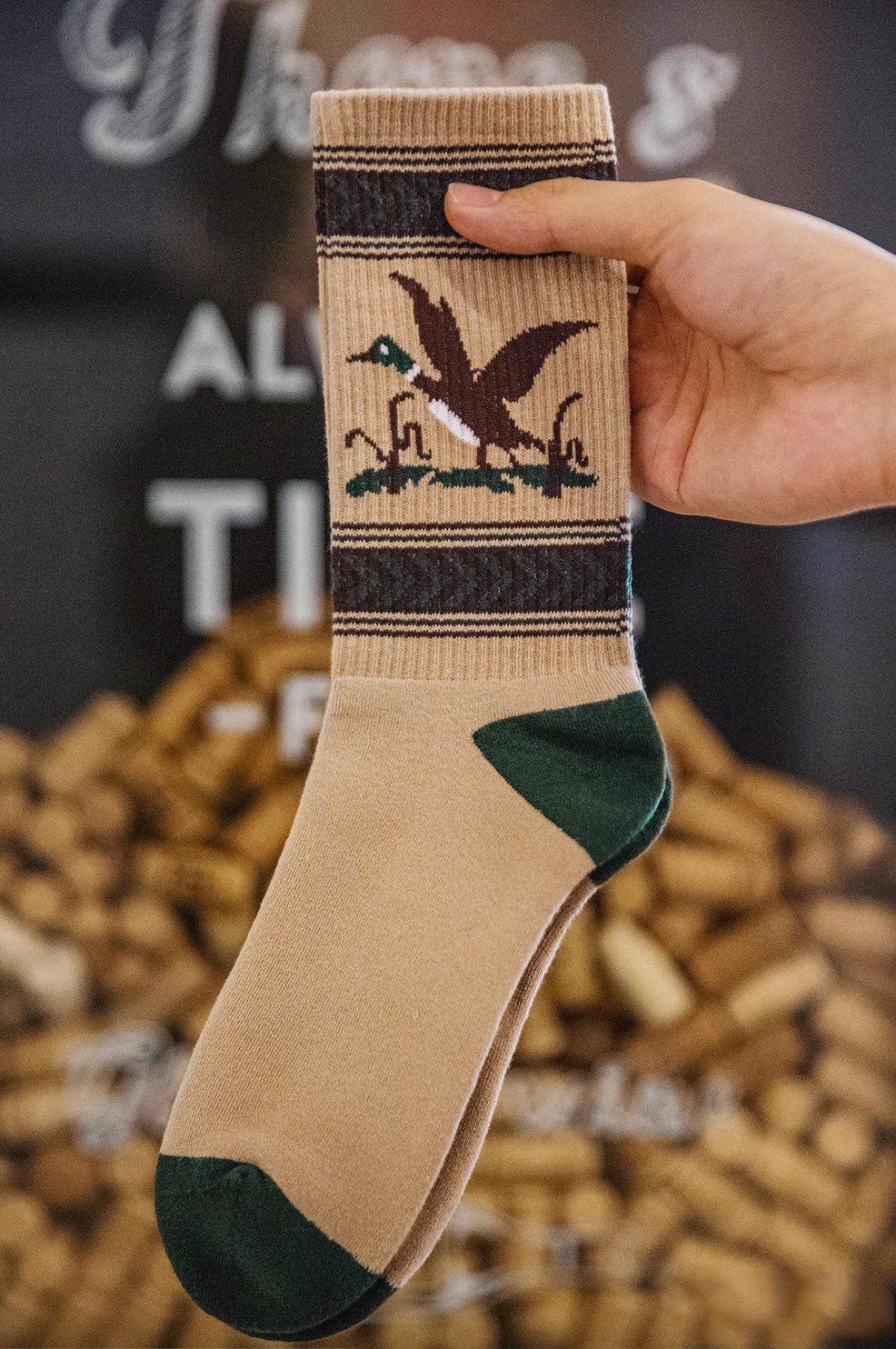 Retro Wild Goose Socks