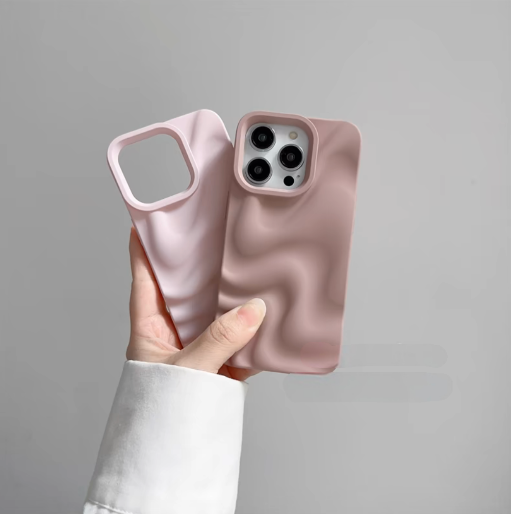 3D Wave Silicone Phone Case