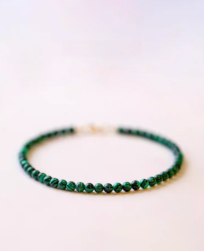 Natural Green Malachite Bracelet