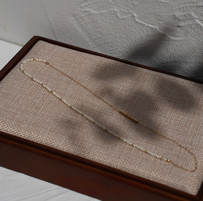 Delicate Pearl Whisper Necklace