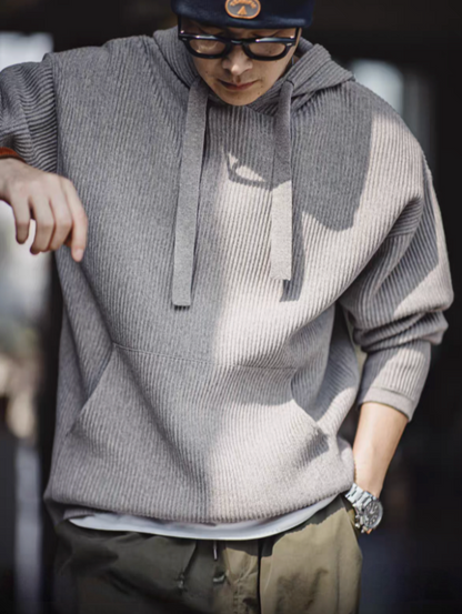 Structured Knit Cleanfit Hoodie