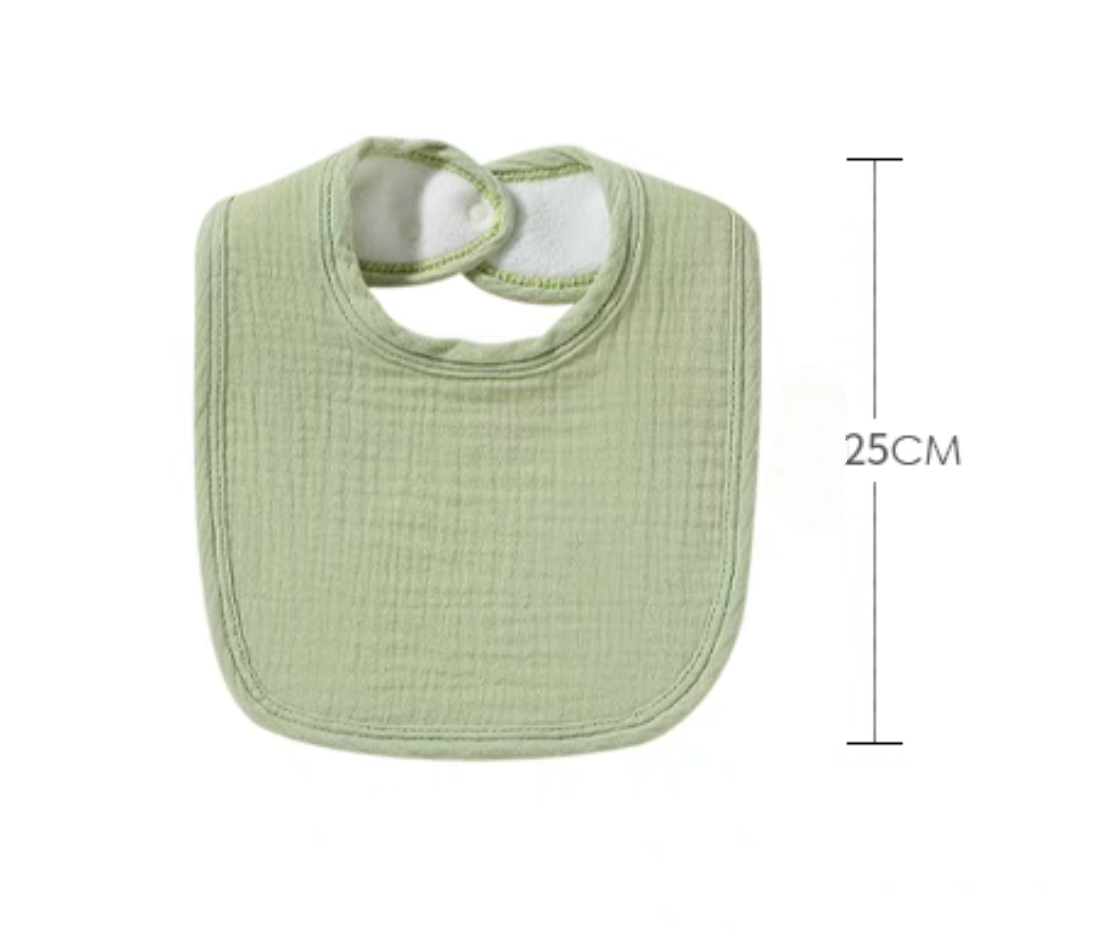 Baby Cotton Gauze Bib (2pcs)