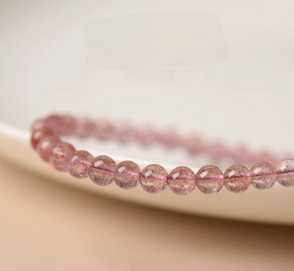 Strawberry Quartz Bracelet