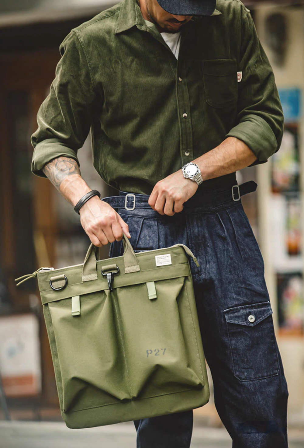 Heritage Pilot Canvas Tote