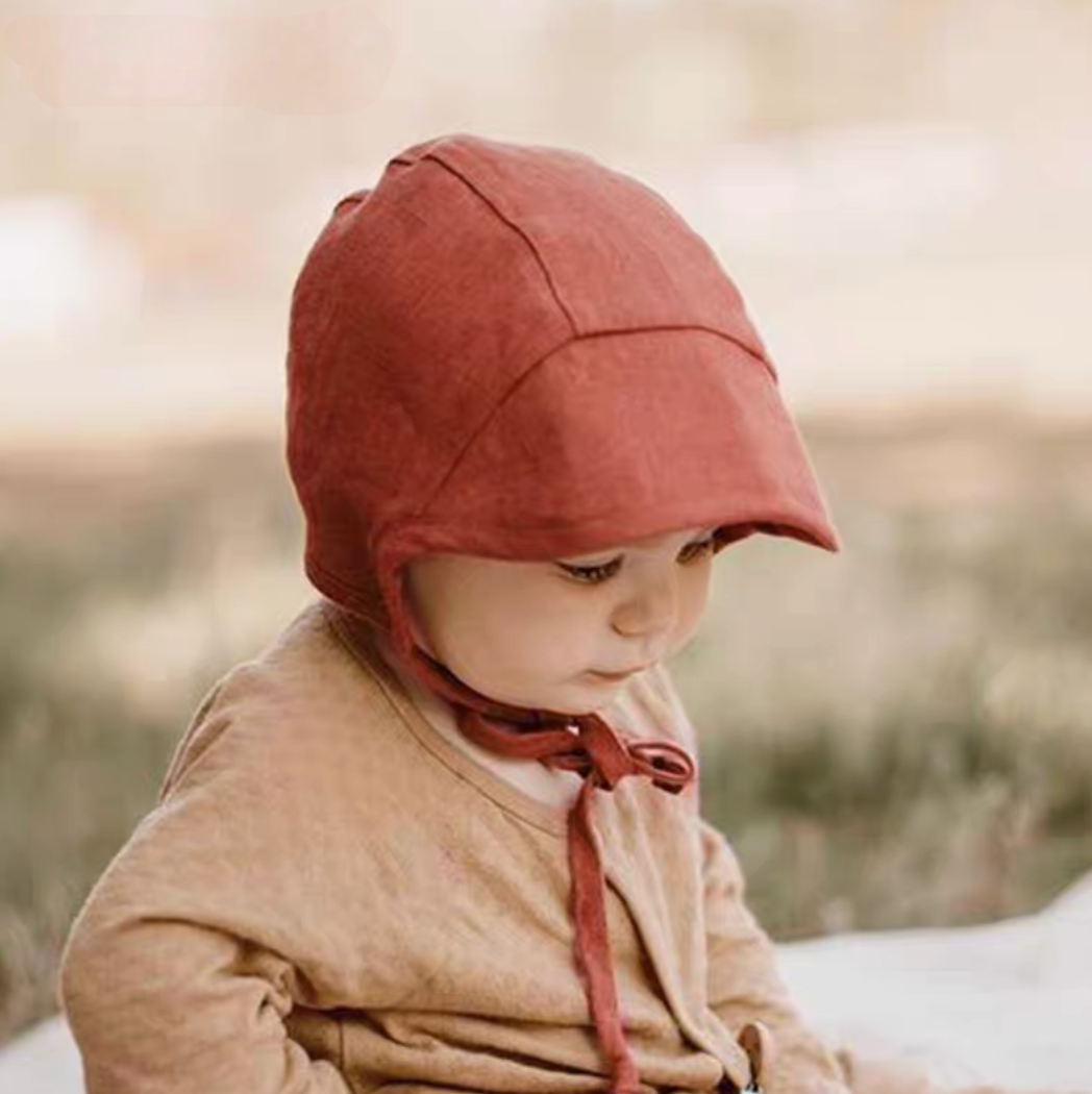 Baby Linen Cotton Sun Hat