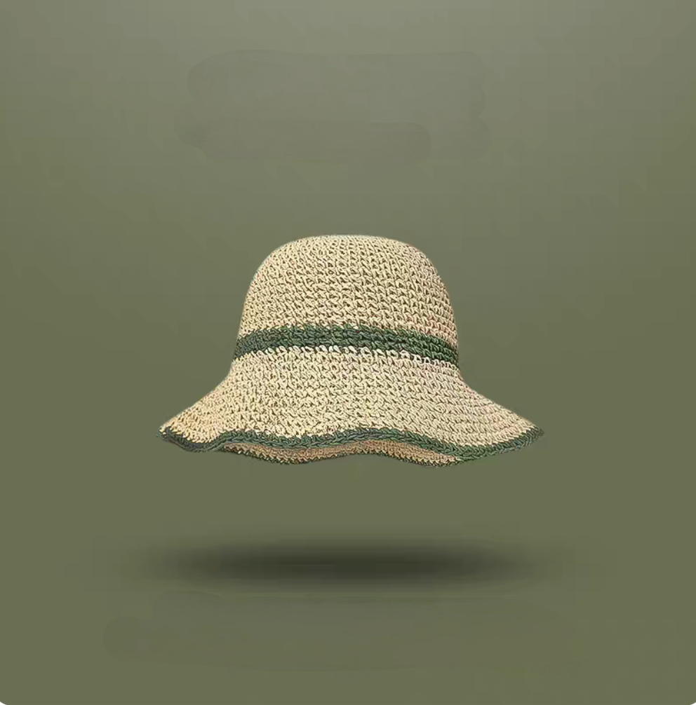 Summer Straw Woven Beach Hat