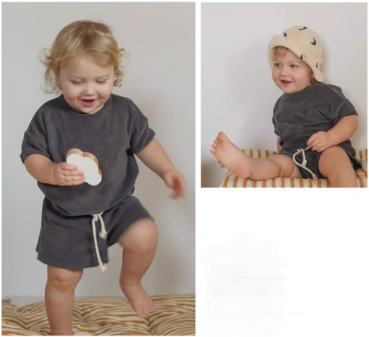 Baby Terry Cotton Top &amp; Shorts