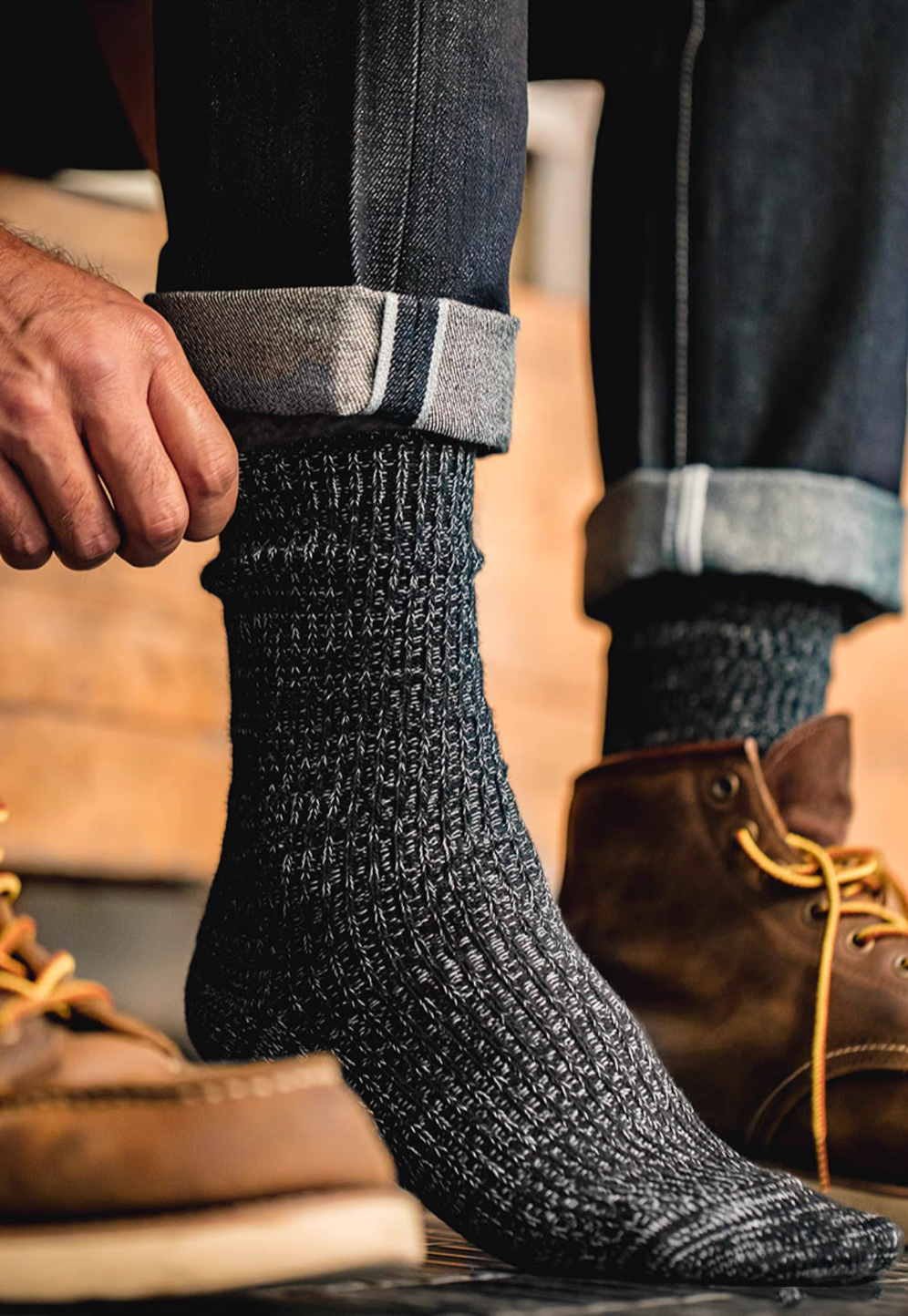 Durable Cotton Crew Socks